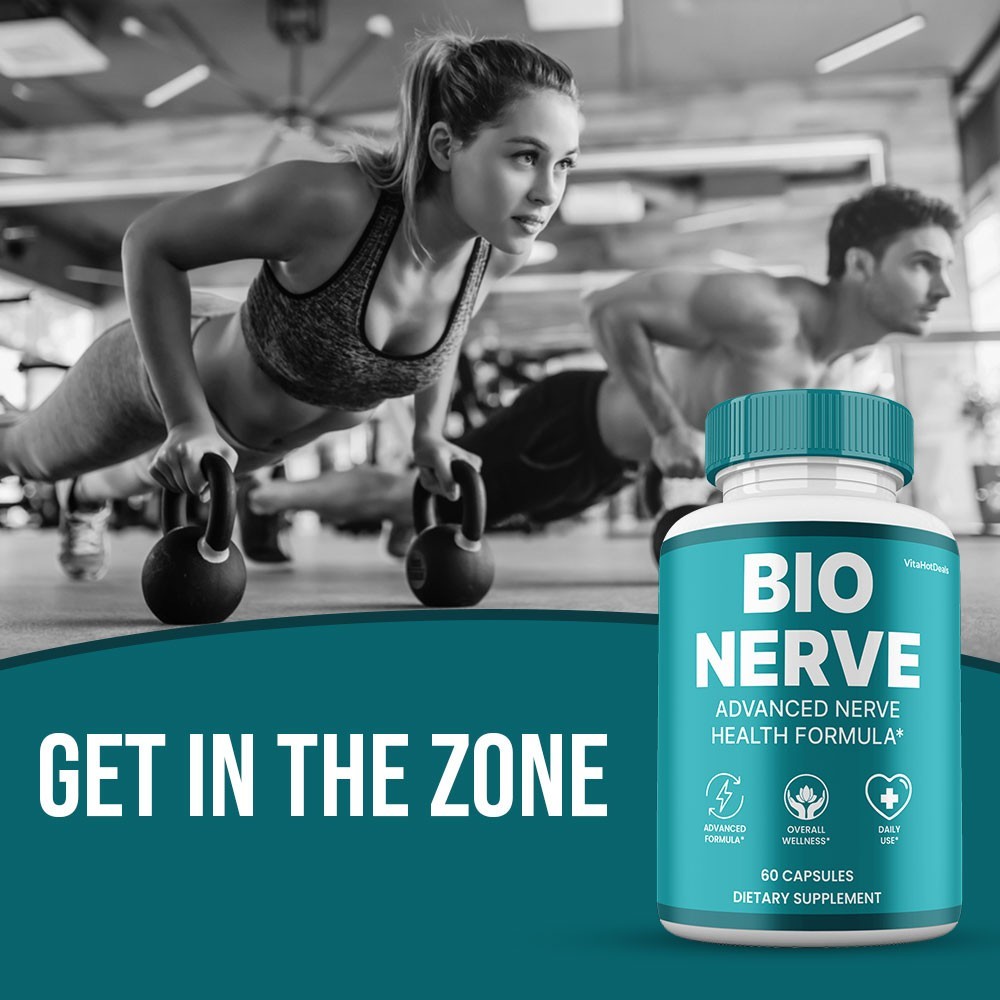 BioNerve Capsules, Max Strength, Bio Nerve Pills For Nerve Health (10 Pack)