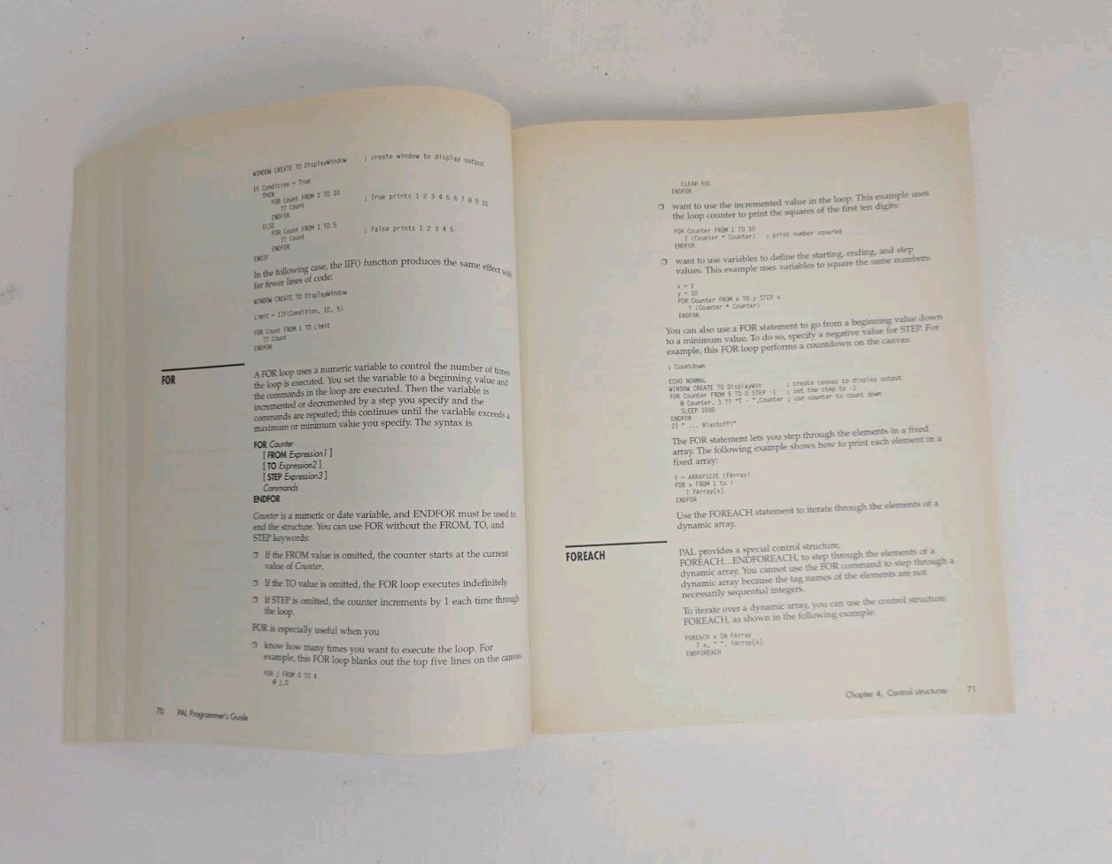 Borland Paradox For DOS PAL Programmers Guide 1993