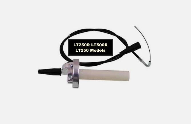 Suzuki LT250R LT500R LT 250 500 Aluminum Housing TWIST Throttle / Cable Kit NEW
