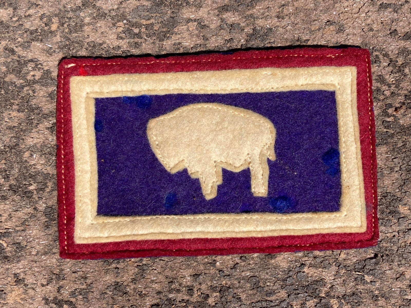 WW2 US Army Military Wyoming State Guard Felt Patch Insignia