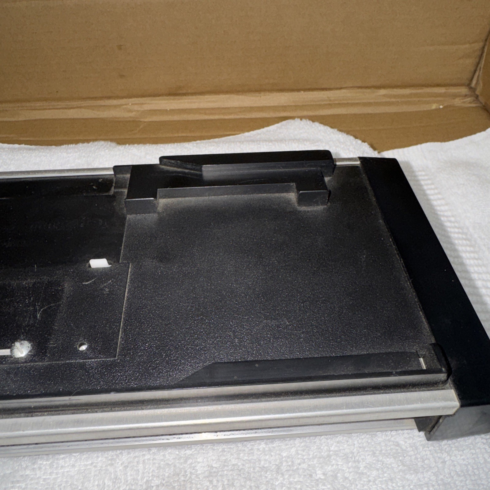 Vintage Security Imprinter Corp Credit Card Printer Slider Countertop Machine