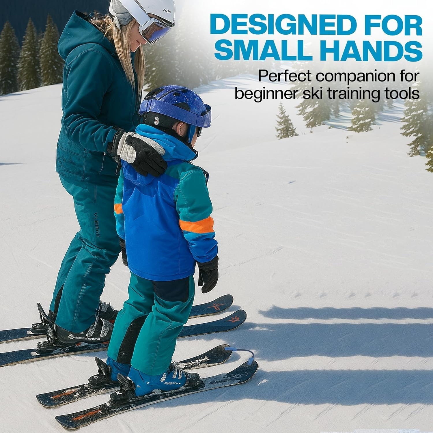 Wedgease Ski Tip Connector Learn to Ski Teaches Speed Control Making a Wedge
