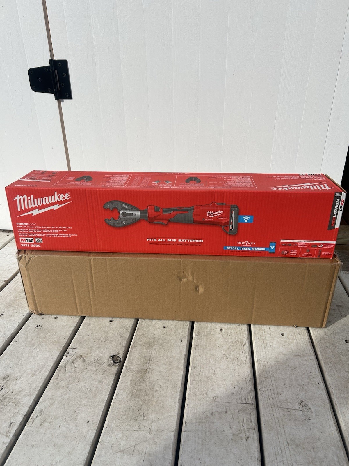 Milwaukee 2978-22BG M18 Force Logic 6 Ton Linear Utility Crimper Kit w BG-D3 Jaw