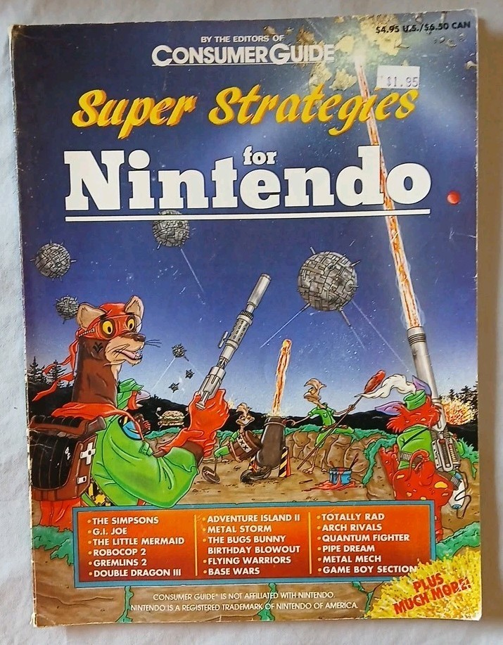 Super Strategies for Nintendo 1991 NES Consumer Magazine Players Guide