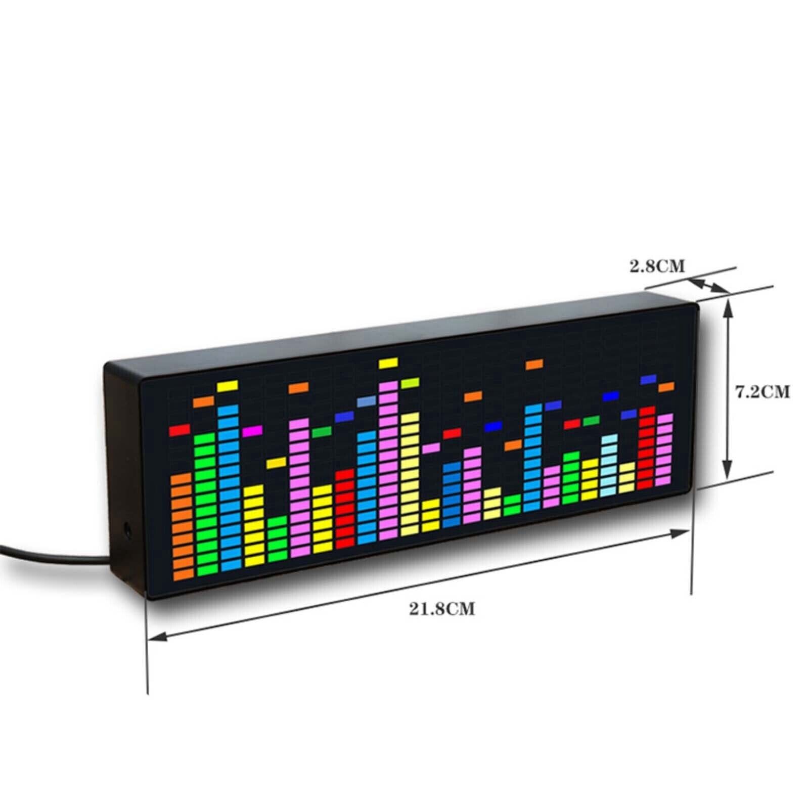 Music Spectrum Analyzer Stereo VU Meter Indicator LED Level Display Amplifier