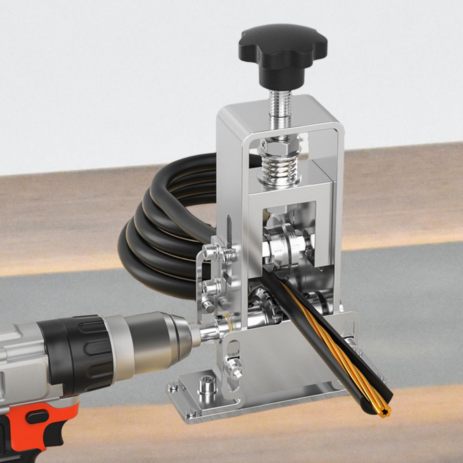 Wire Peeling Machine Hand Crank Accessories DIY Durable Multifunctional Wide
