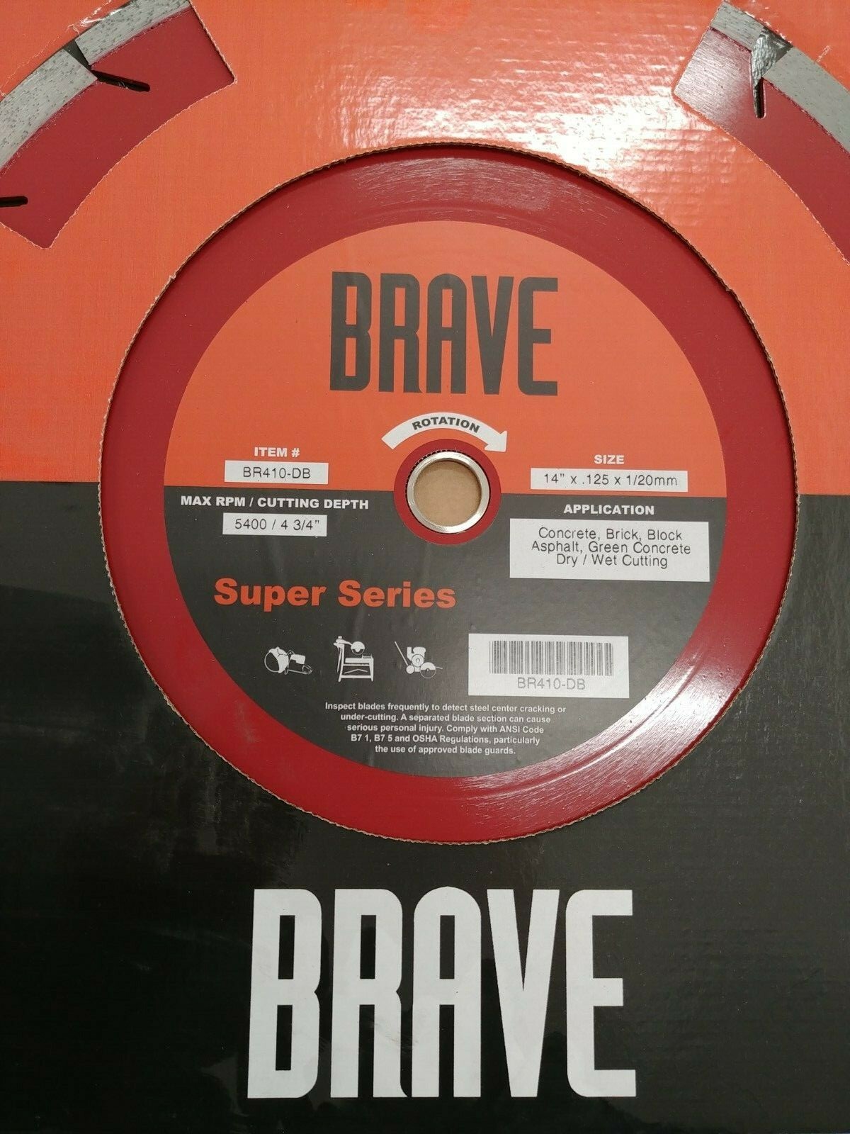 DIAMOND BLADE 14 x .125 x 1/20 mm, MULTI PURPOSE
