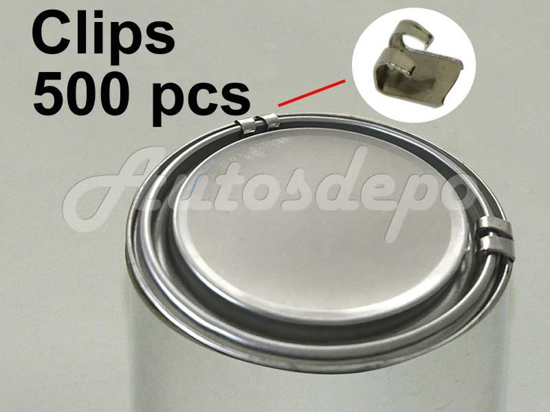 Pint / Quart Paint Can Lid Clips Retainer Lock Safety Shipping Metal 500 Pcs