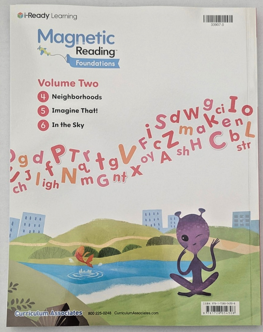 (set) I-Ready Learning Magnetic Reading Foundations Grade 1 V.1 and V.2
