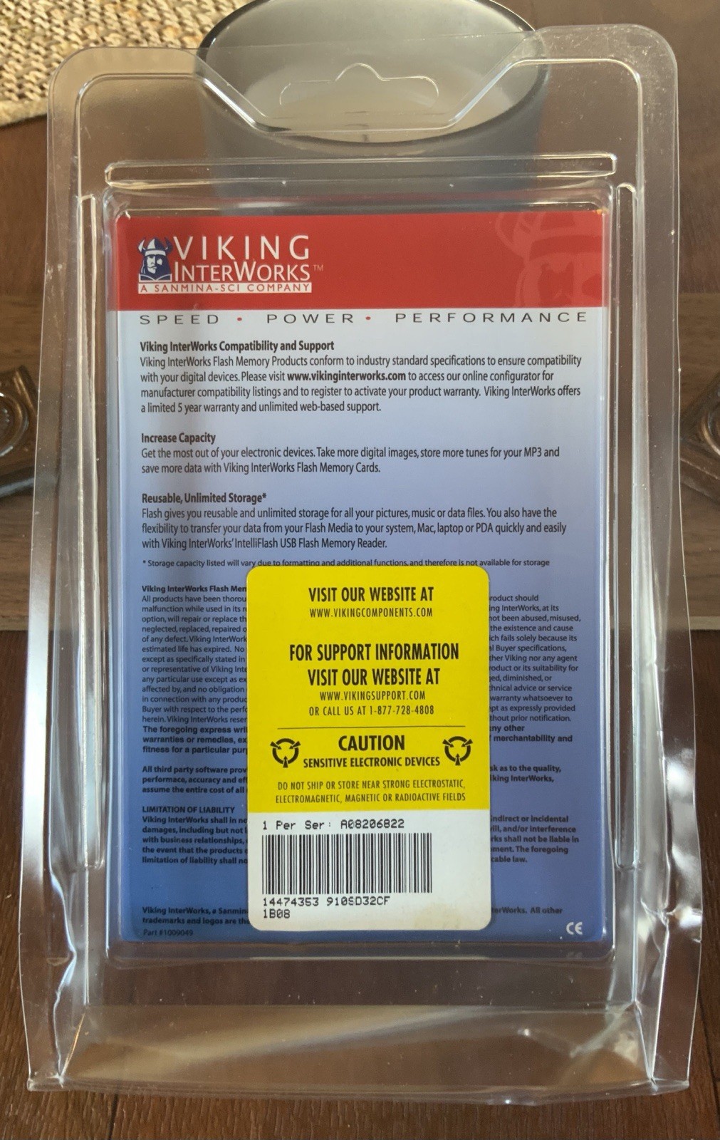 Viking Interworks COMPACT FLASH 32 MB Memory Card Sealed Package