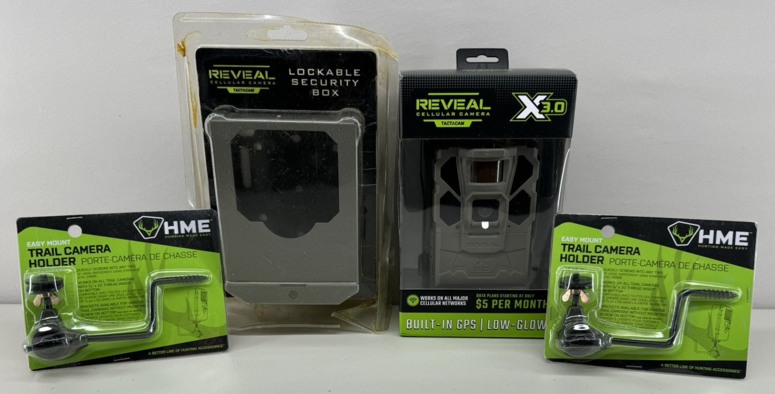 Tactacam Reveal X 3.0 Cellular GPS Enabled SD Card Trail Camera RV-TC-XGEN3