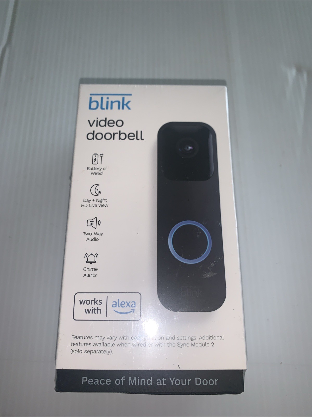 BLINK  WIRELESS HOME SECURITY (BLACK) VIDEO DOORBELL / BRAND NEW Sealed