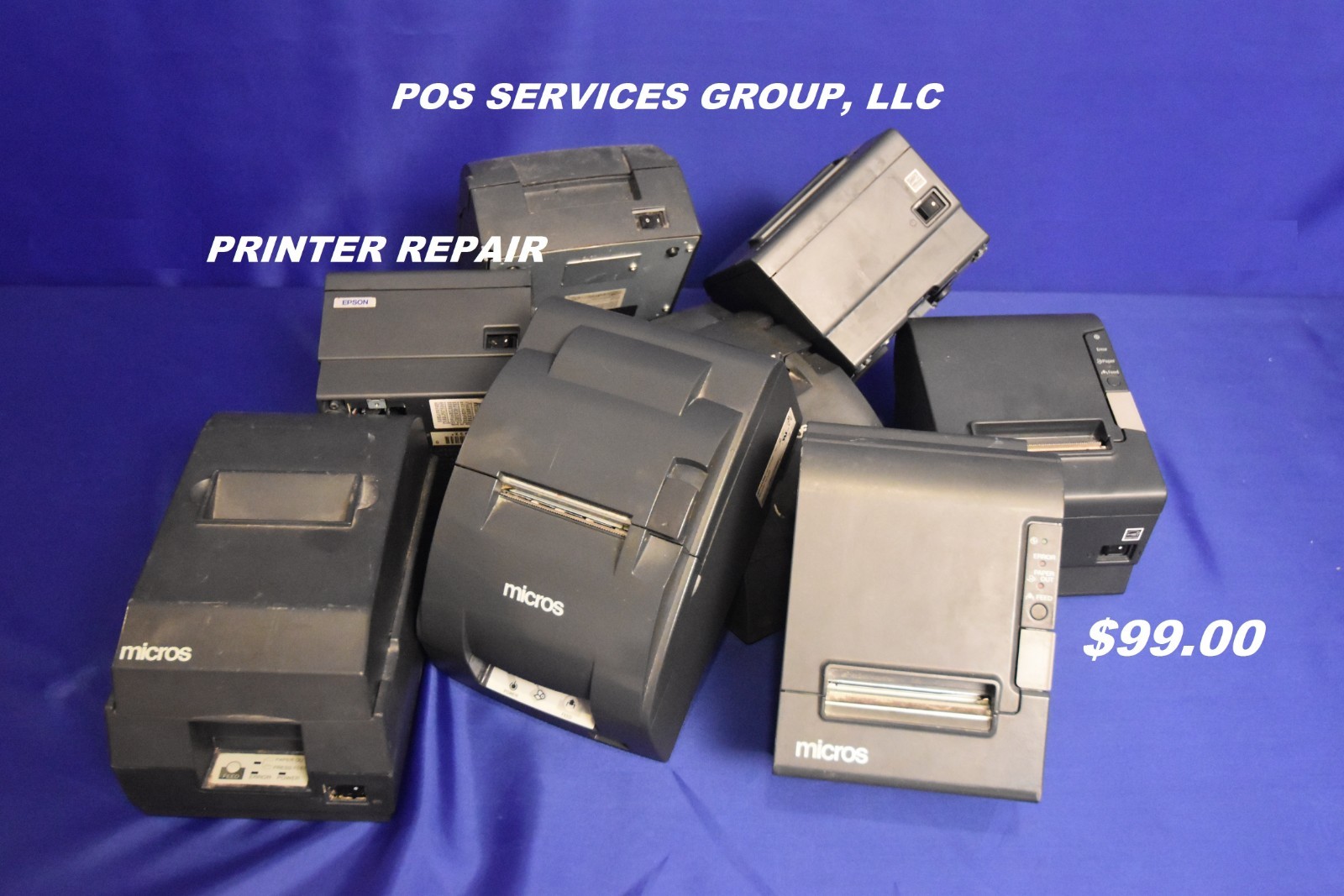 EPSON PRINTER REPAIR ONLY 99.00! TM-T88, TMU220, TMT88, TMU-U220