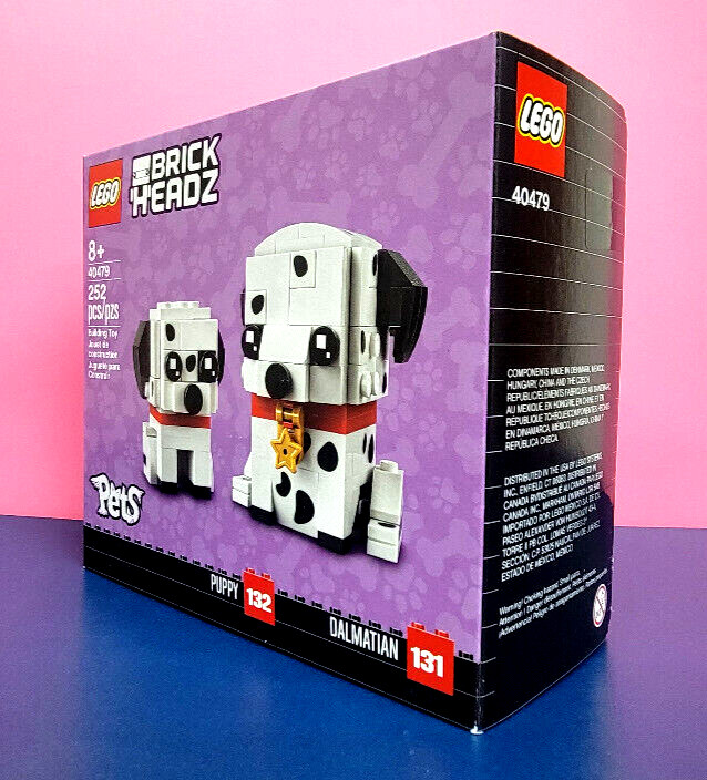 LEGO BRICKHEADZ: Look Like Disney 101 Dalmatian Cute Dogs (40479)