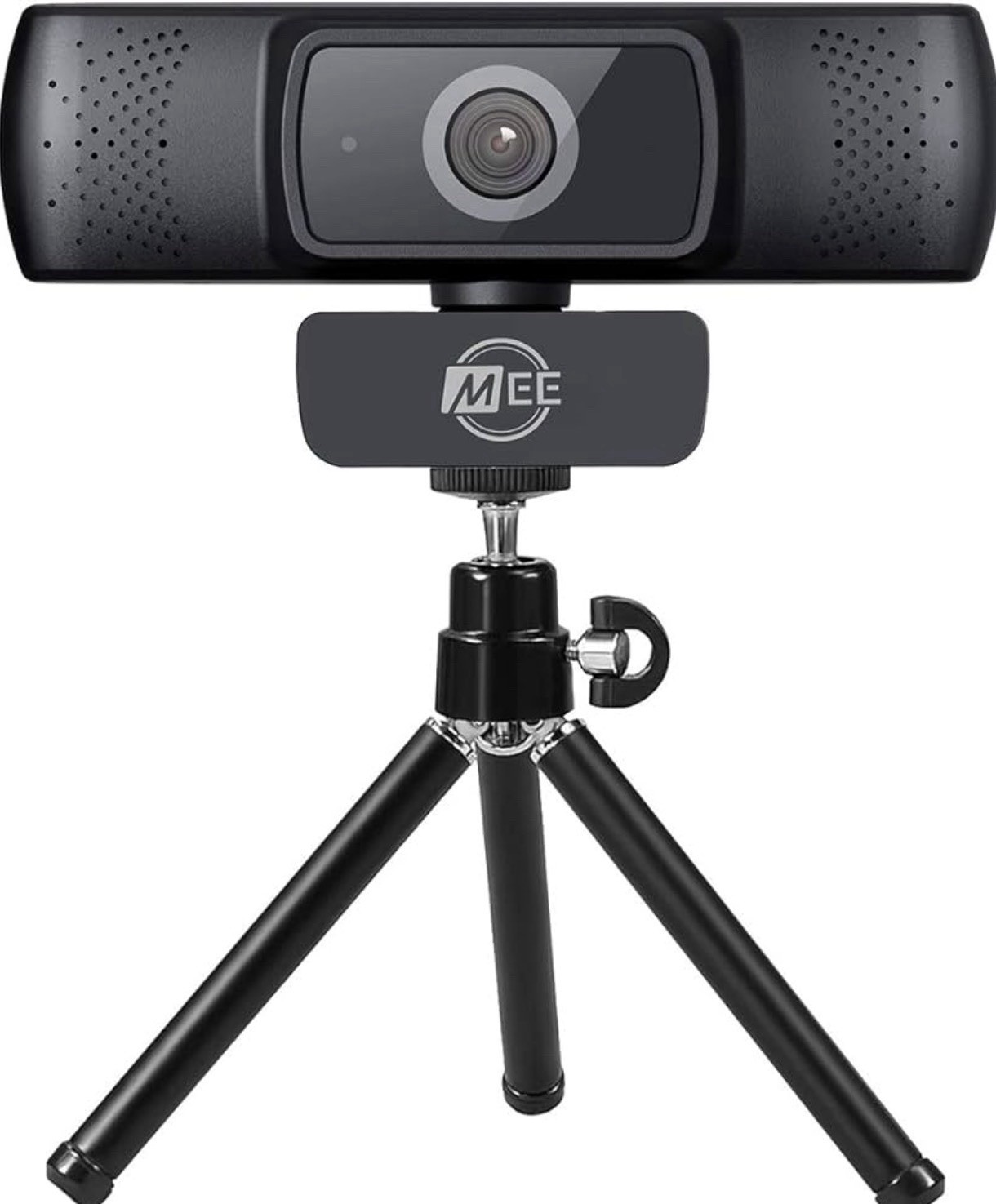 MEE 1080p HD USB Camera with Tripod, Wide Angle Lens, Autofocus Built-in Mic