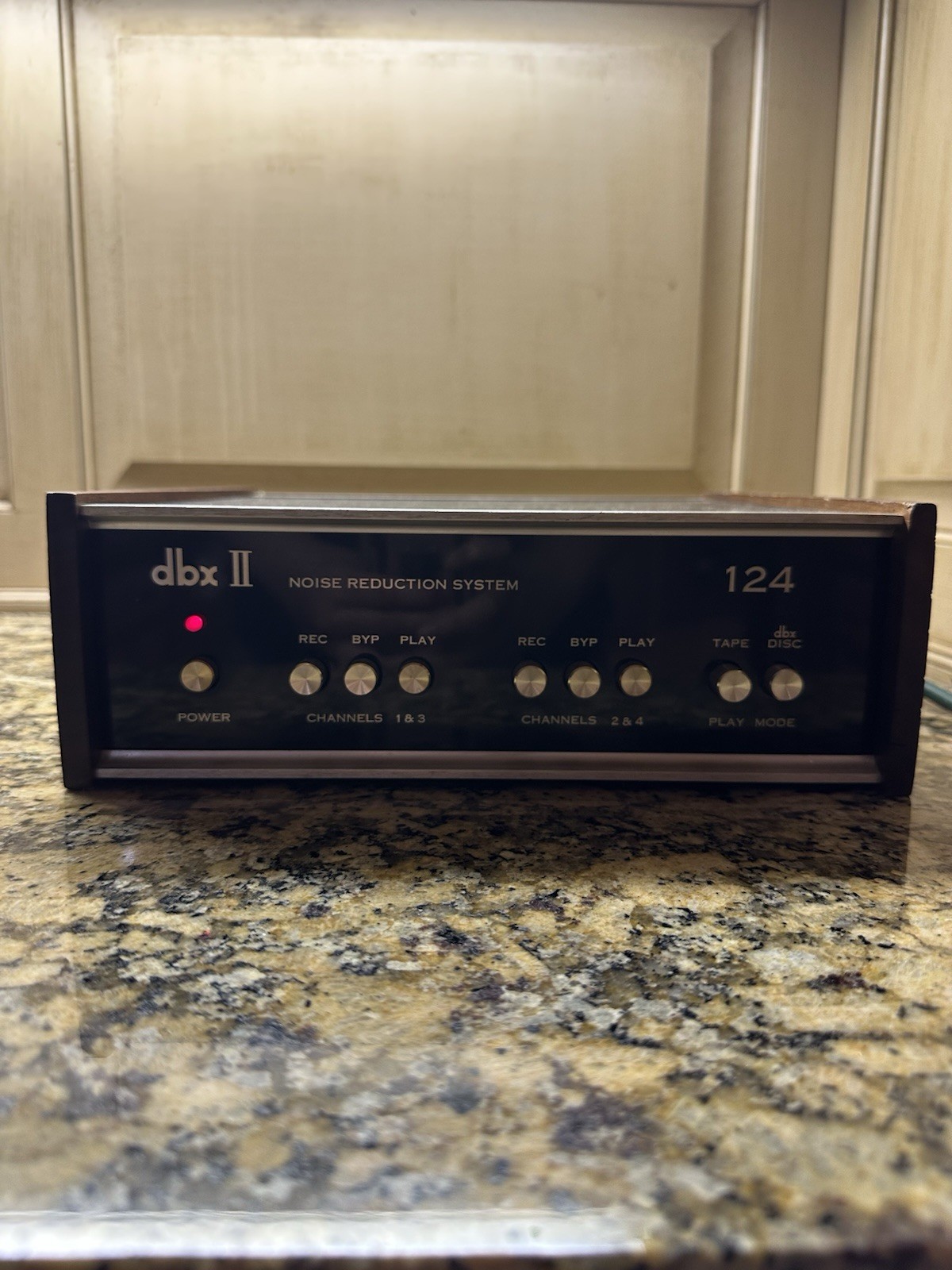 Vintage 1970s dbx Series II Noise Reduction System 4 Channel Tape Disc Powers On