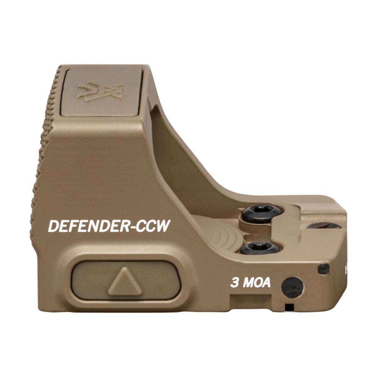 Vortex Defender-CCW 3 MOA Tan Micro Red Dot DFCCW-MRD3-T