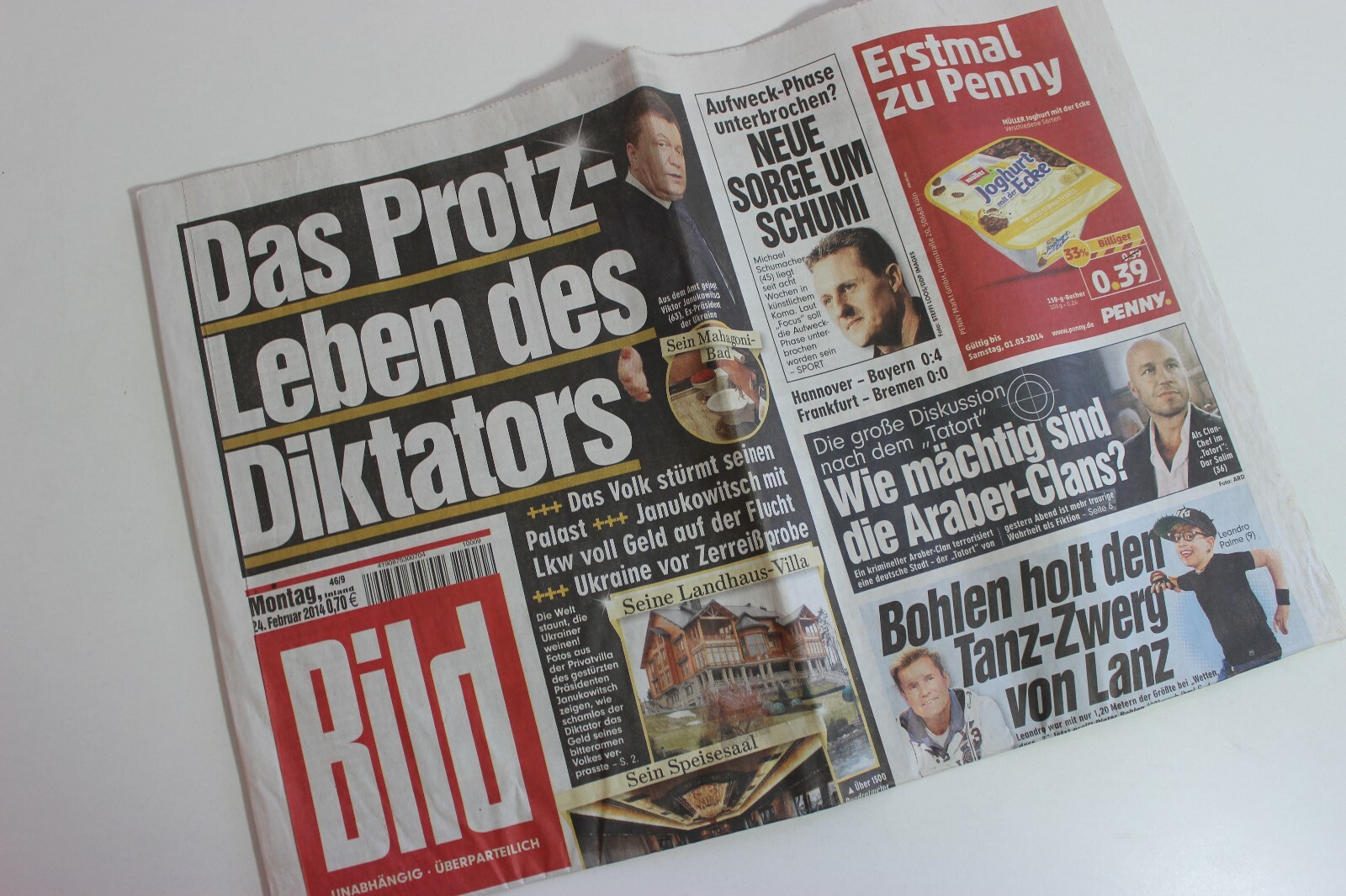 BILDzeitung 24/02/2014 February 24/2/2014 Special Occasion Gift