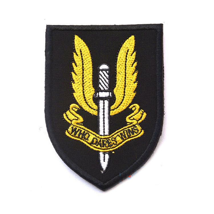 Special Air Service SAS Patch Who Dares Win EMBROIDERED Hook & Loop PATCH