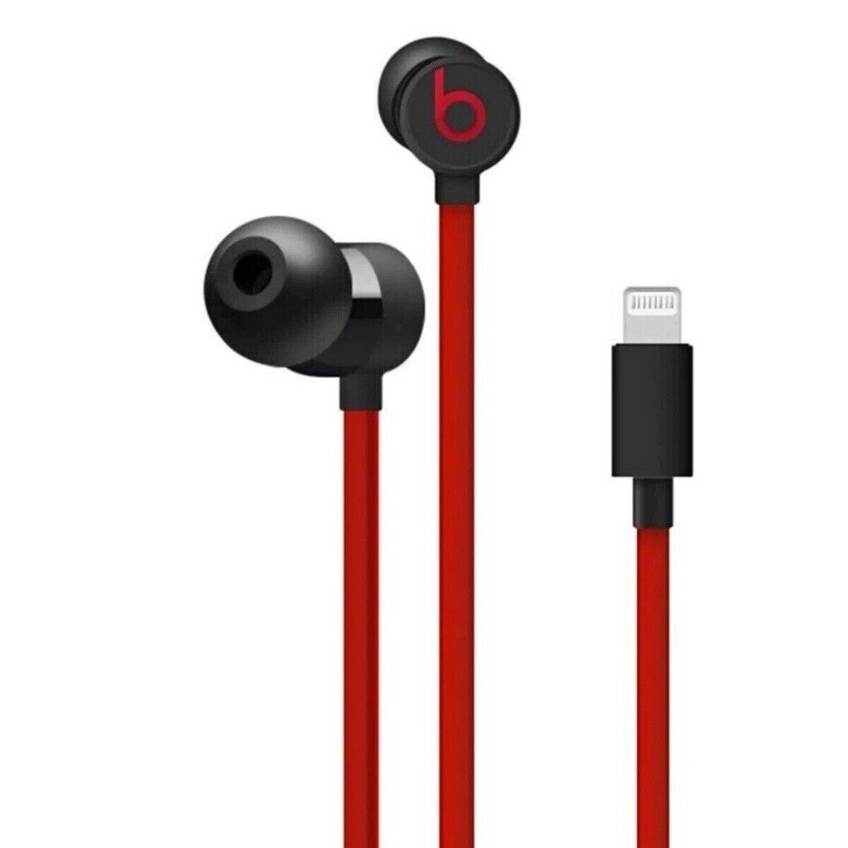 Beats by Dr. Dre UrBeats3 Wired Headphones with Lightning Earbuds Black Red US