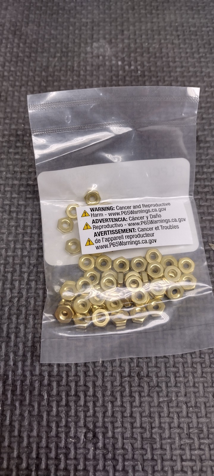 #6-32 Hex Machine Screw Nuts Solid Brass (50) PCS NEW FREE SHIPPING