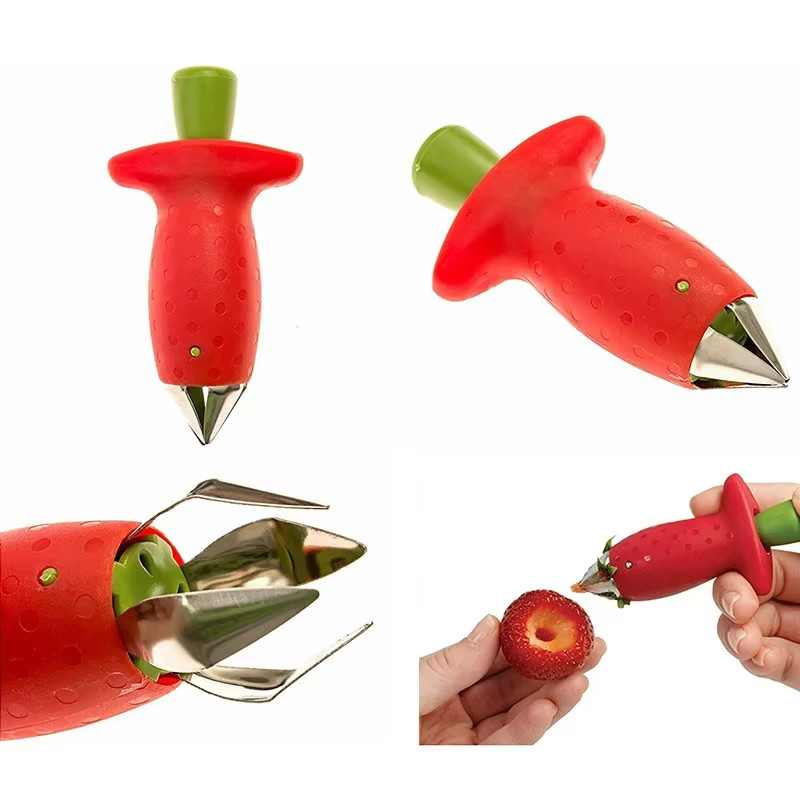 Tomato & Strawberry Stem Remover Fruit Corer Pineapple Seed Cutter Kitchen Tool