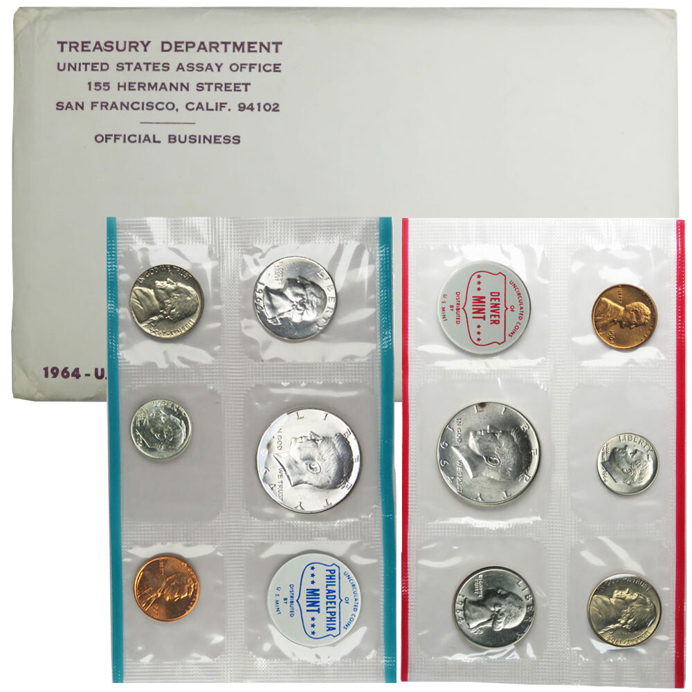 1964 U.S. Mint Set Not Sealed