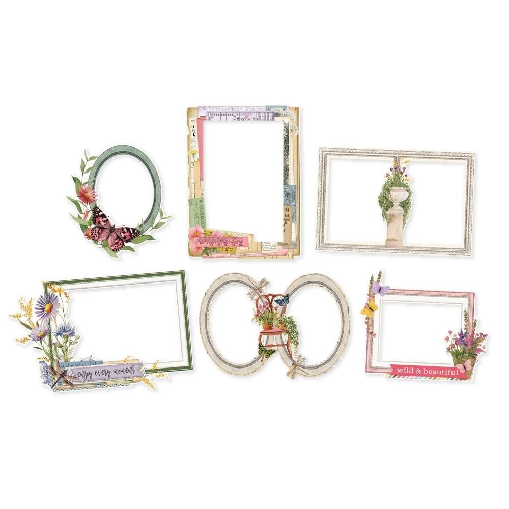 Simple Stories ~ SIMPLE VINTAGE MEADOW FLOWERS ~ Chipboard Frames