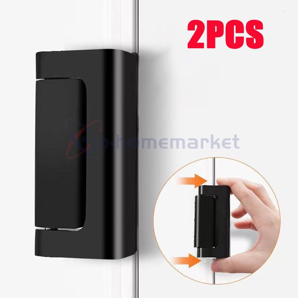 2Pcs New Home Security Door Lock Childproof Door Reinforcement Lock Upgrade