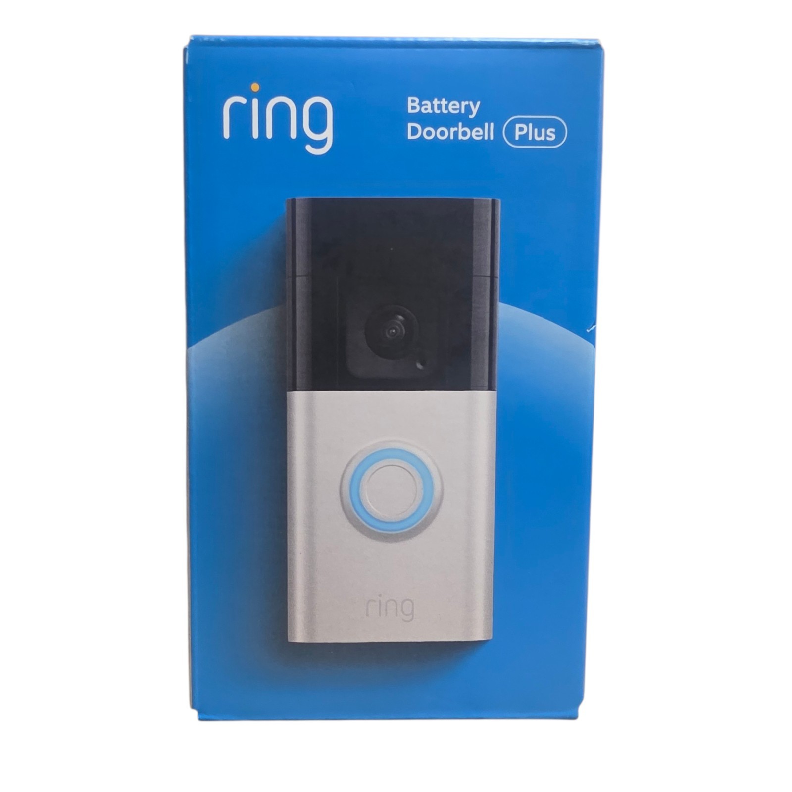 Ring Battery Doorbell Plus Smart Wifi Video (Satin Nickel) - Battery Operated