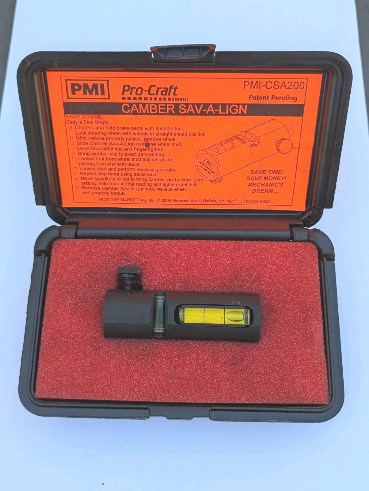PMI Pro-Craft Camber SAV-A-LIGN CSA200 KEEPS ALIGNMENT TRUE ON STRUT REPLACEMENT