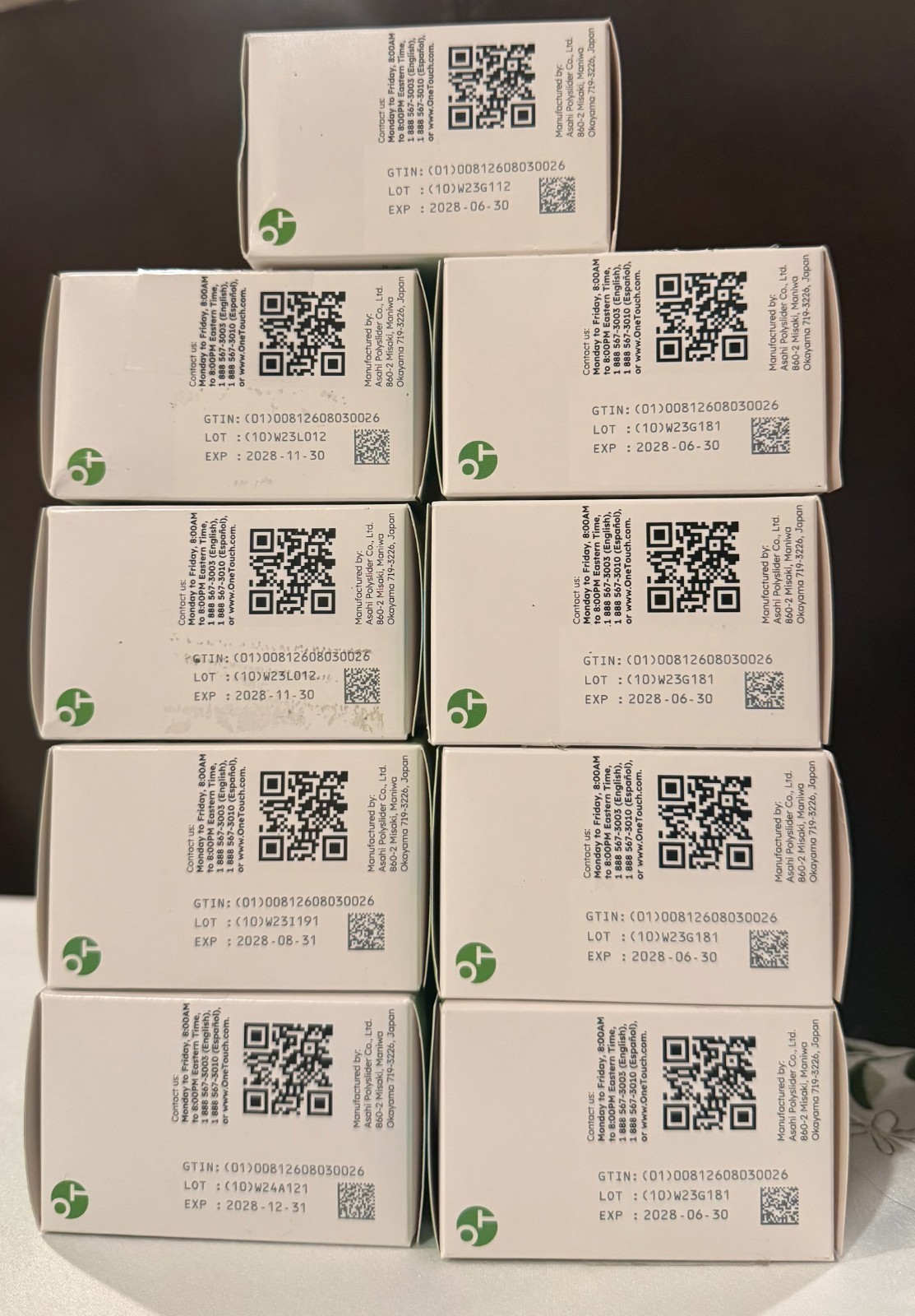 100 OneTouch Lancets Delica Plus Extra Fine 30/33 Gauge 19 Boxes