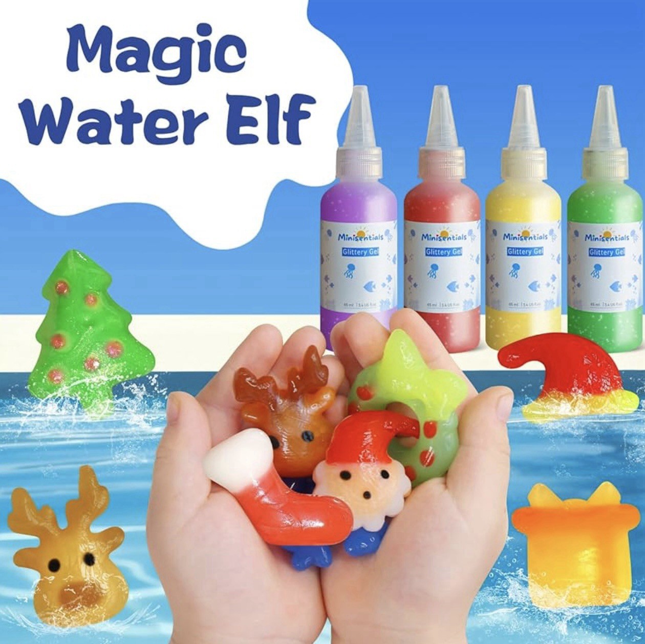 10pc Replacement Sparkling Gel for Magic Water Elf Toy Kit - A2000