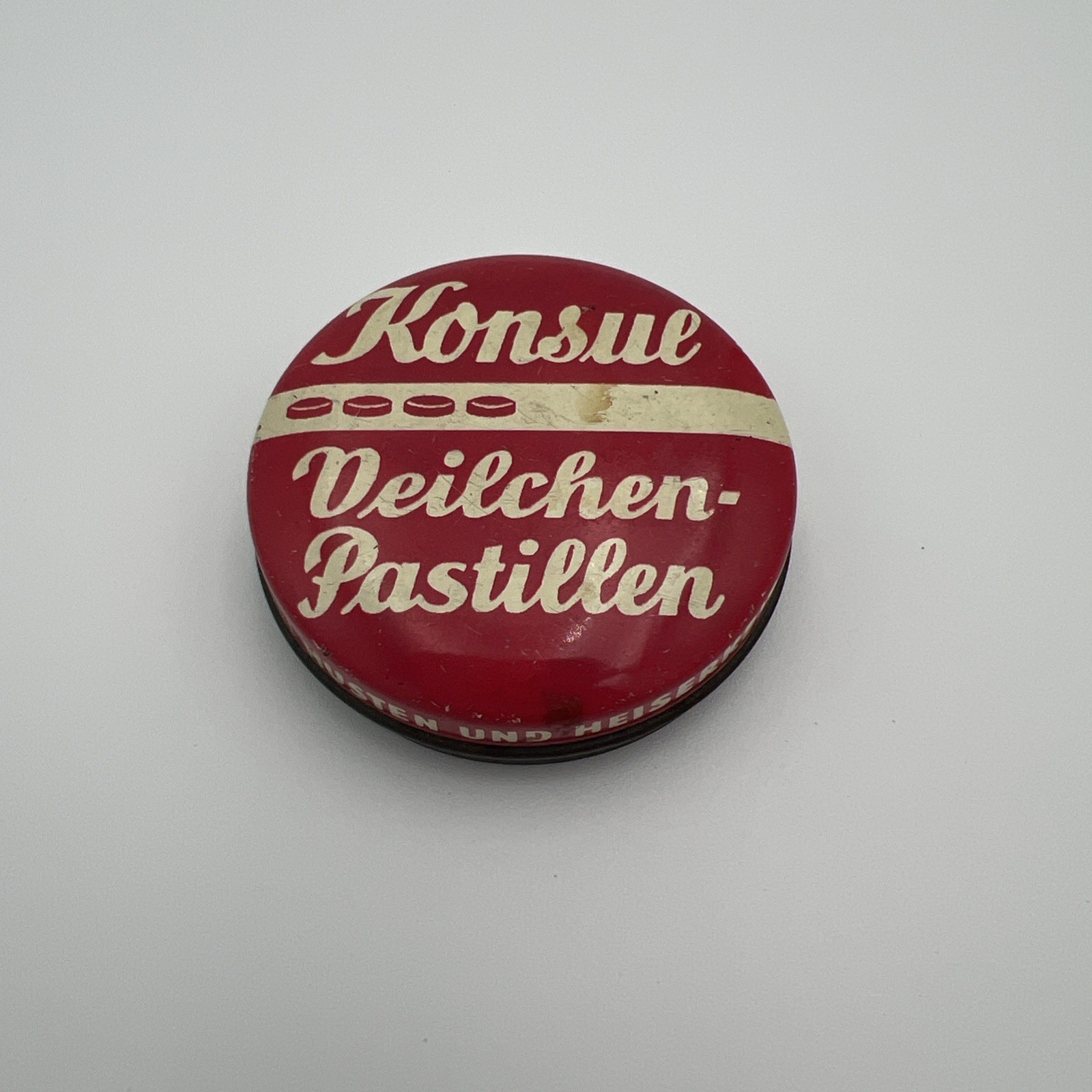 German WWII Wehrmacht soldier Candies Tin / Box Konsuk Pastillen Original