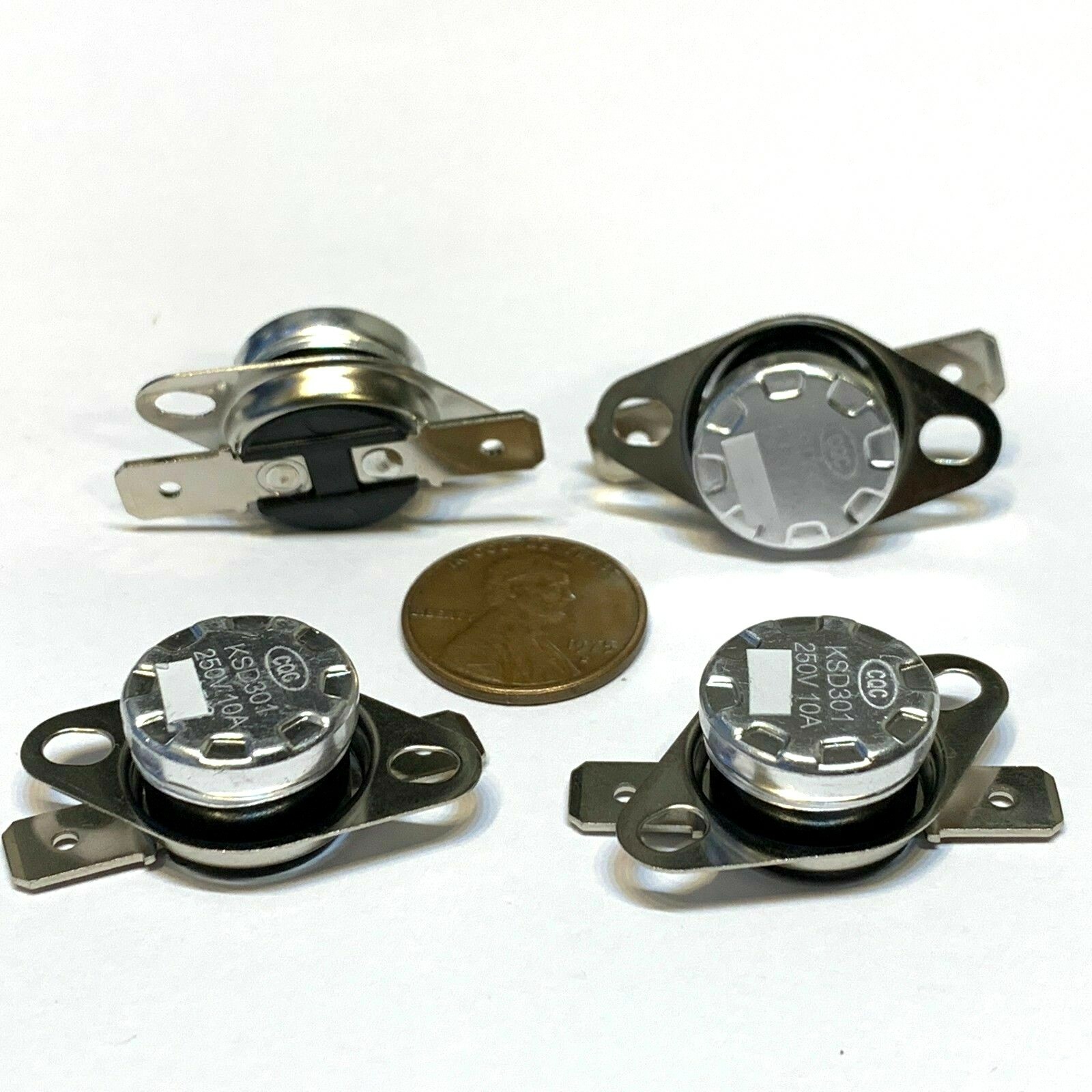4 Pieces N/C 120ºC 248ºF normally closed Thermal NC Thermostat switch KSD301 A22