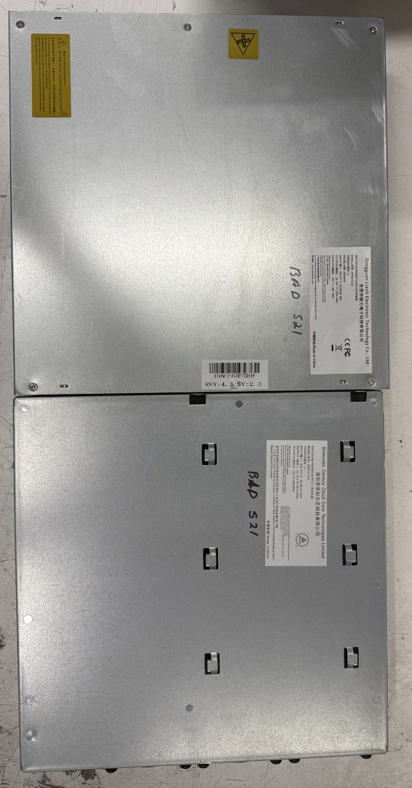 TWO Parts/Repair Power Supply For Bitmain AntminerS21 S21 Pro S19jXP  APW171215C
