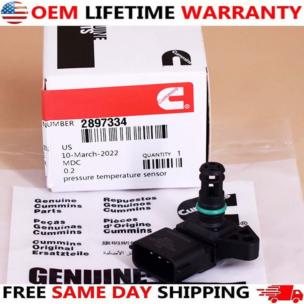 New Genuine OEM 5698456 FOR Cummins Pressure Temperature Sensor 2897334