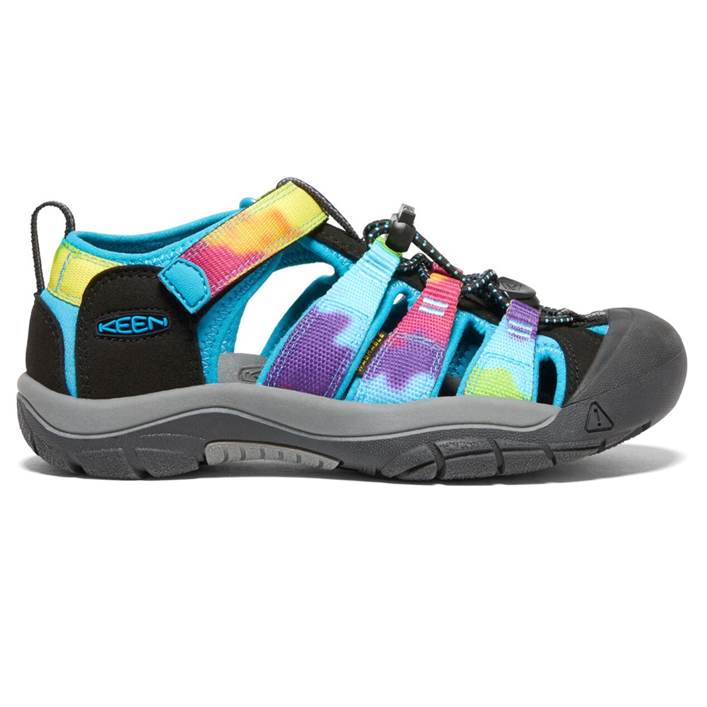 Keen Newport H2 TieDye River  Womens Black, Blue Casual Sandals 1018441