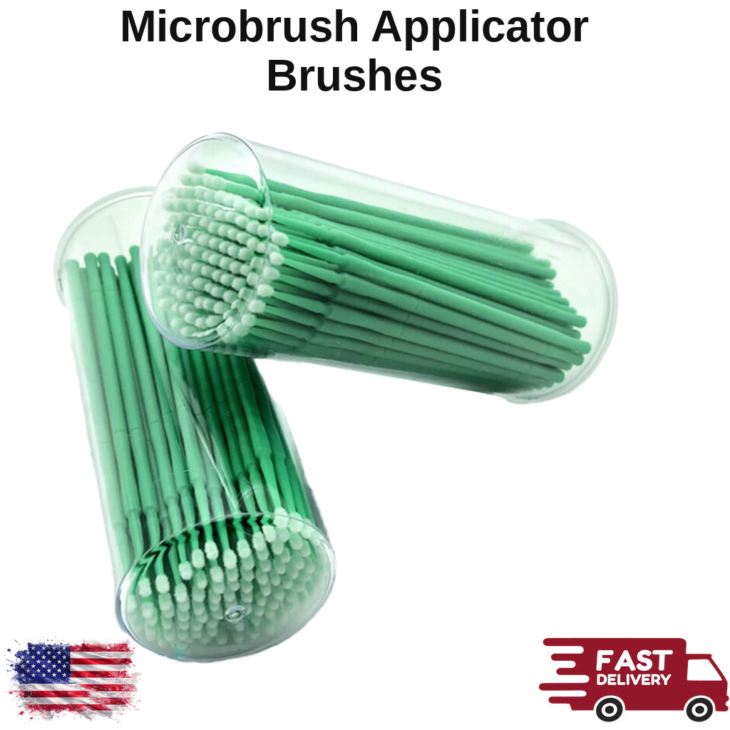 Microbrush Applicator Brushes 400/Pk for Dental & Cosmetic Dentistry Supplies