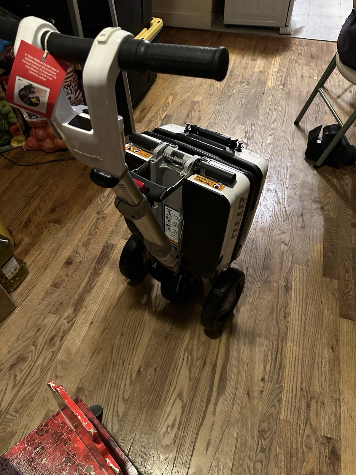 Movinglife Foldable Electric 4-Wheel Mobility Scooter White/Black