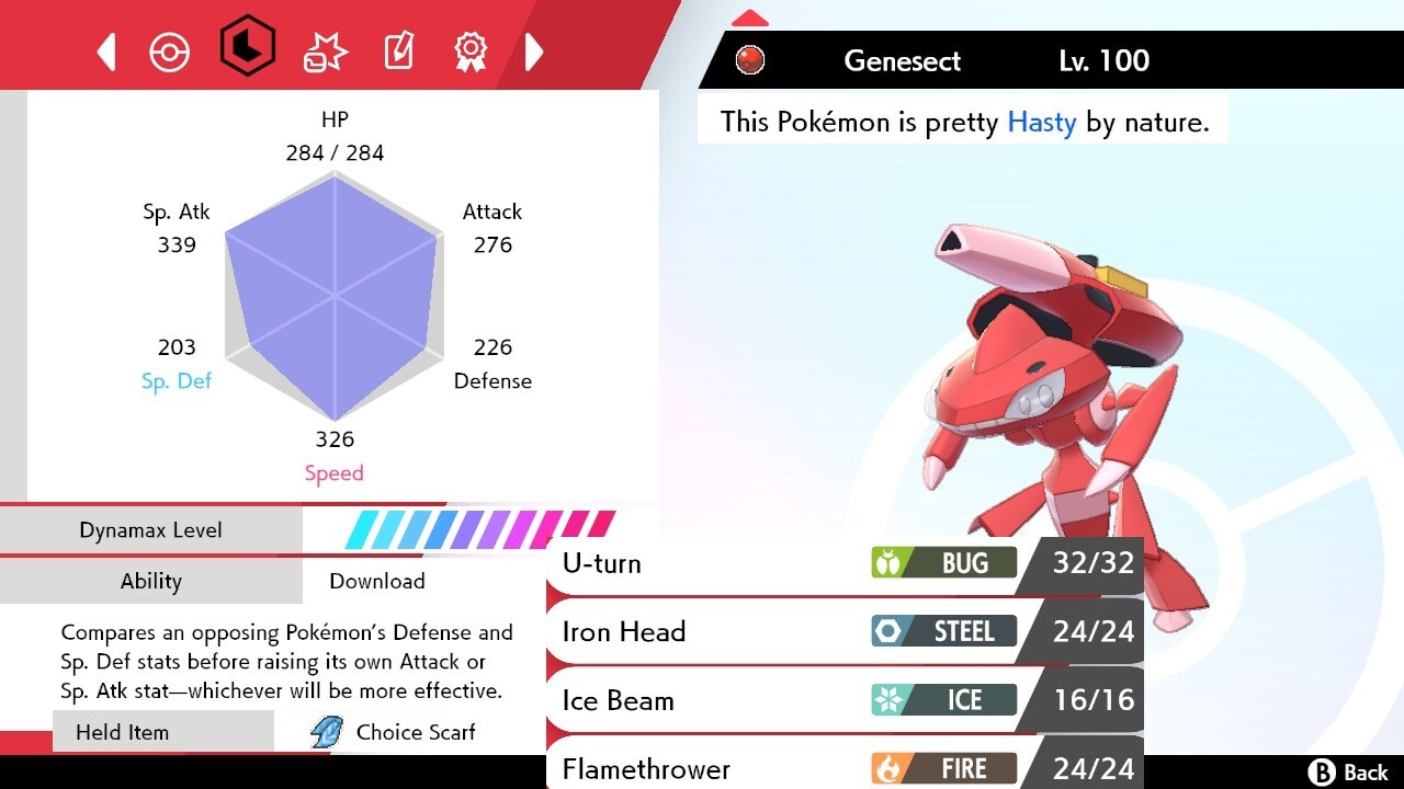 Pokemon Sword and Shield 6iv Shiny Genesect - FAST DELIVERY!