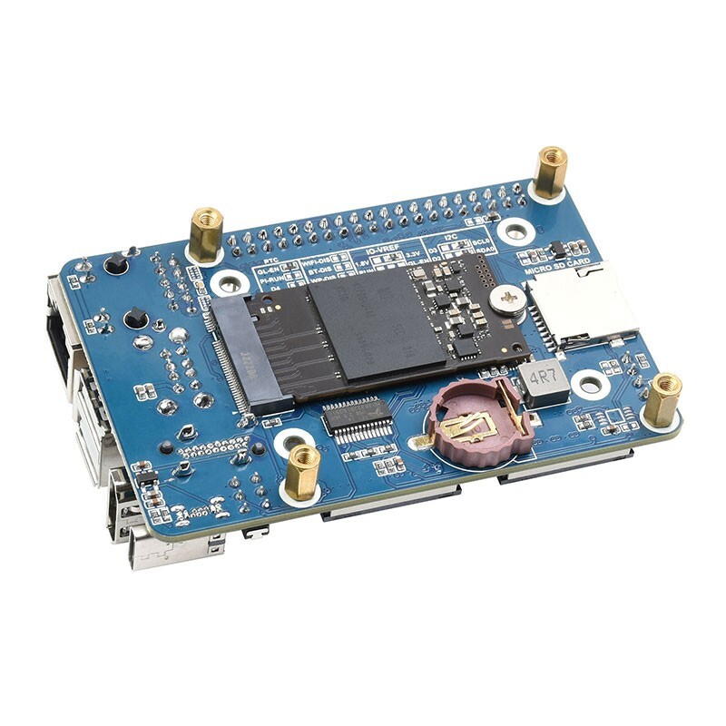 CM4-IO-BASE-C Mini Base Expansion Board Module C Type for Compute Module 4