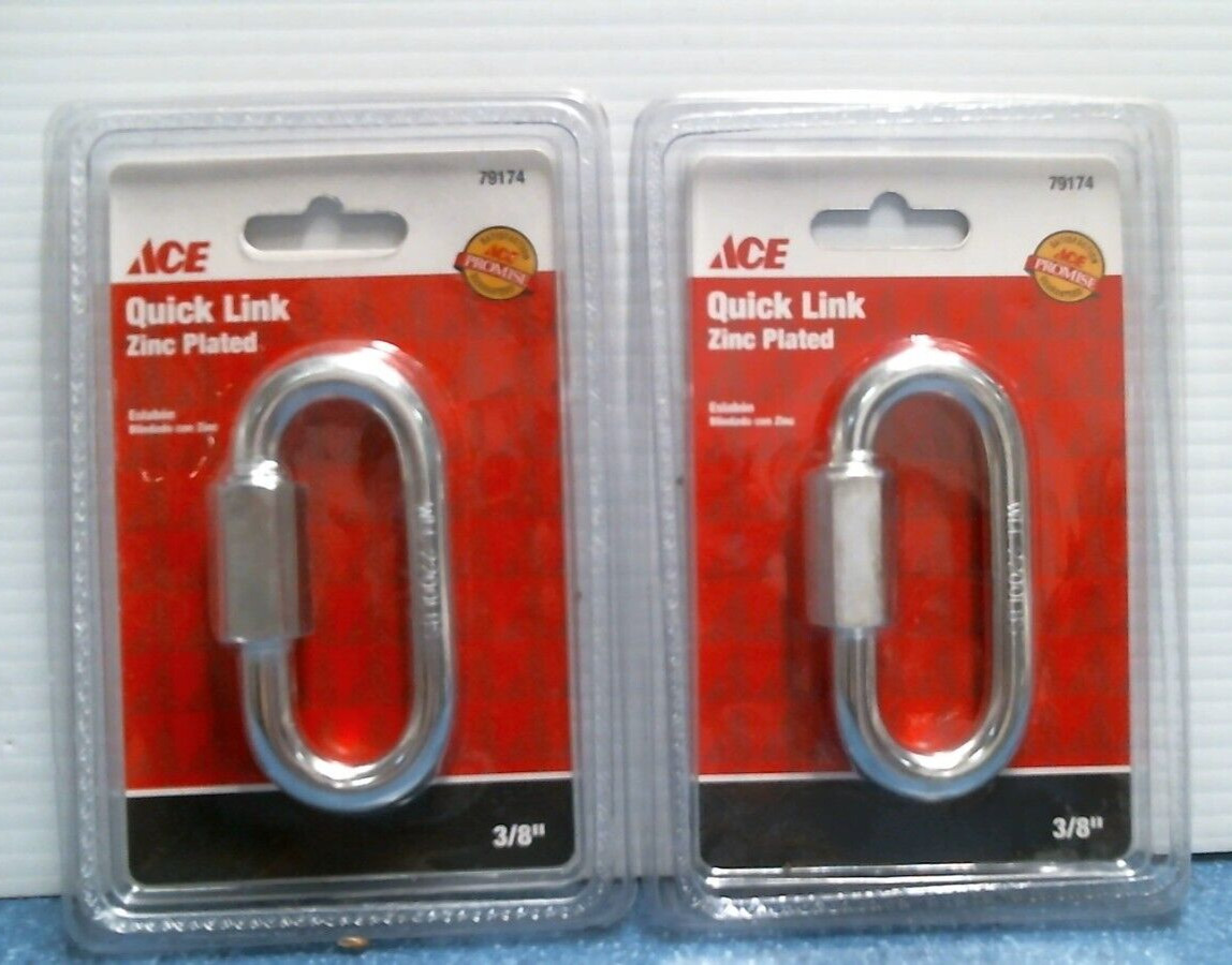 ACE 3/8" Quick Link LOT OF 2  (79174) FS