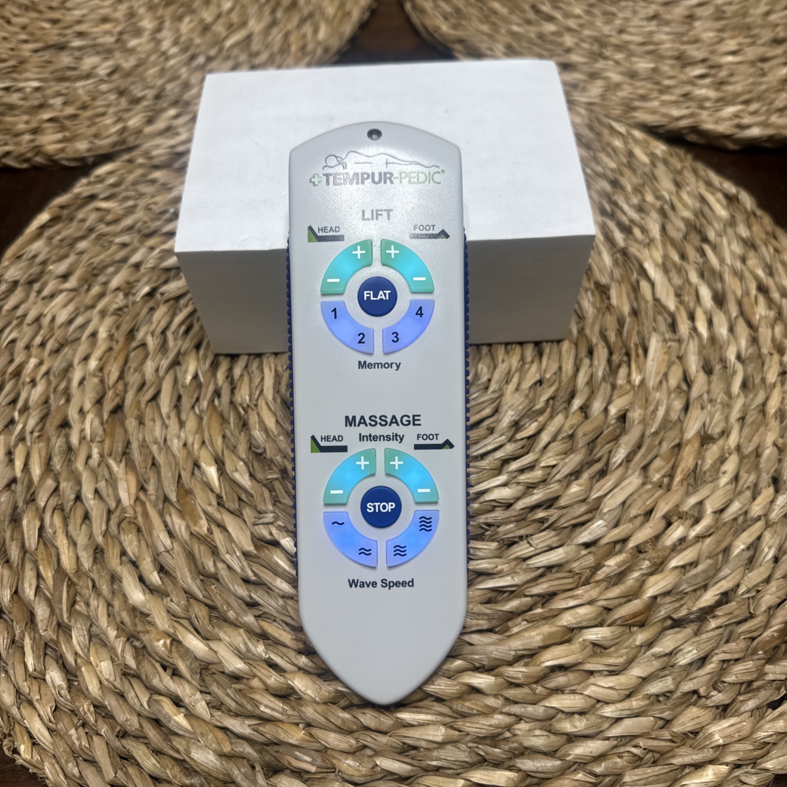 Tempur-Pedic RC-WM-101 Advanced Ergo Adjustable Bed Remote OEM Tested