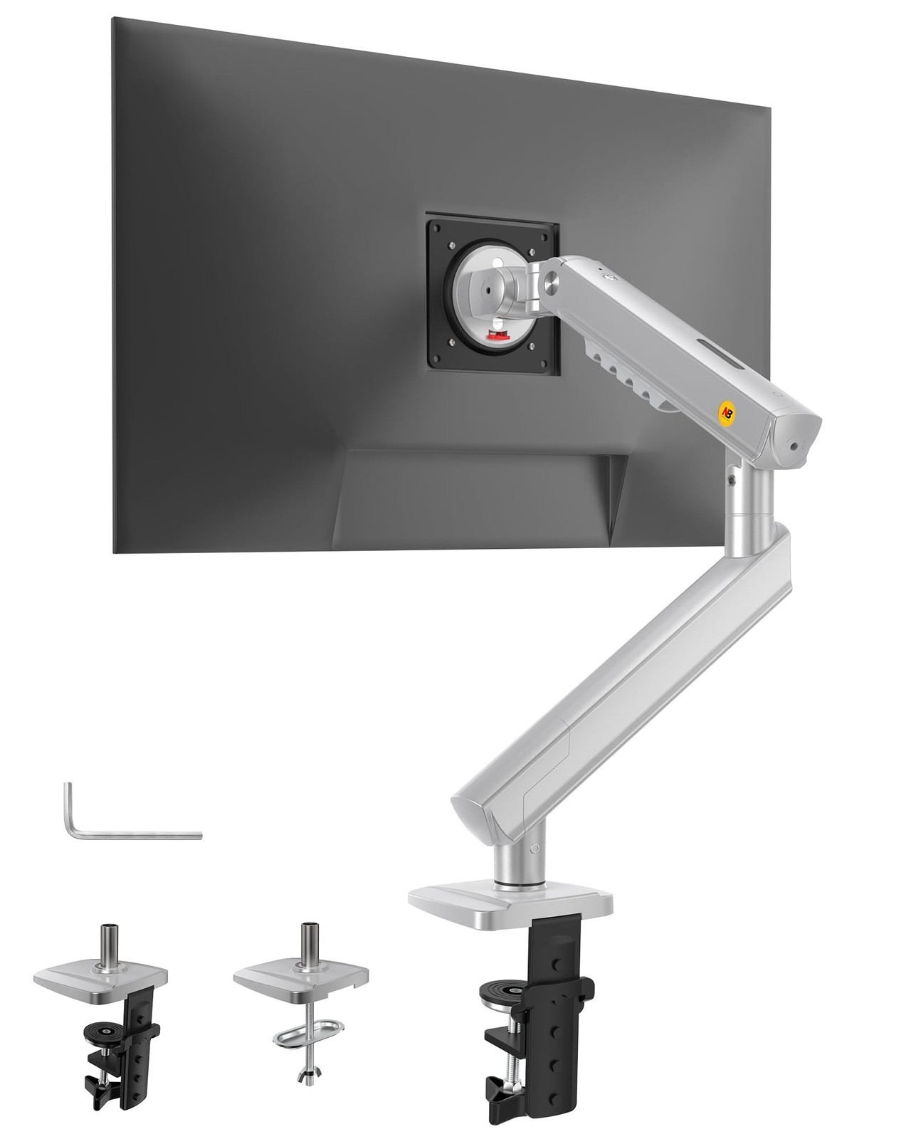 NB Single Computer Monitor Mount, Monitor Stand fits up to 32 Inch, Mechanica...