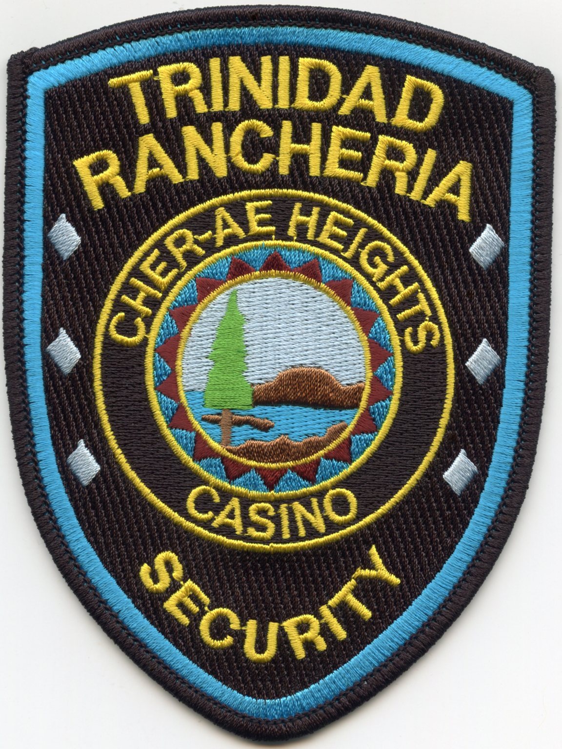 TRINIDAD RANCHERIA CALIFORNIA CA TRIBAL CASINO SECURITY POLICE PATCH