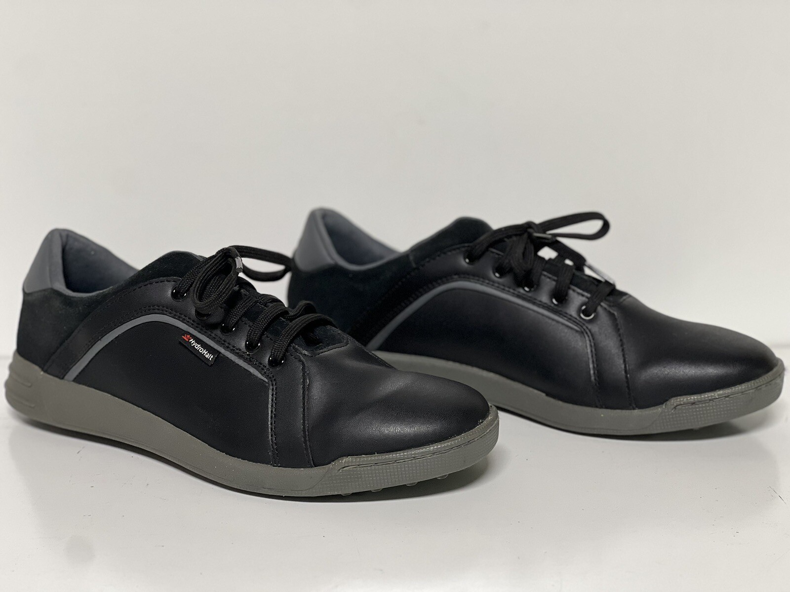 Walter Hagan HydroHalt Black Leather Golf Shoes US Men's Size 9W