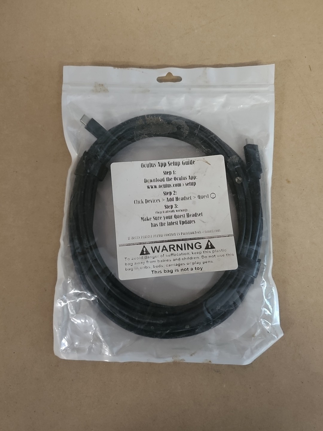16ft Partlink USB Oculus Charging Cable