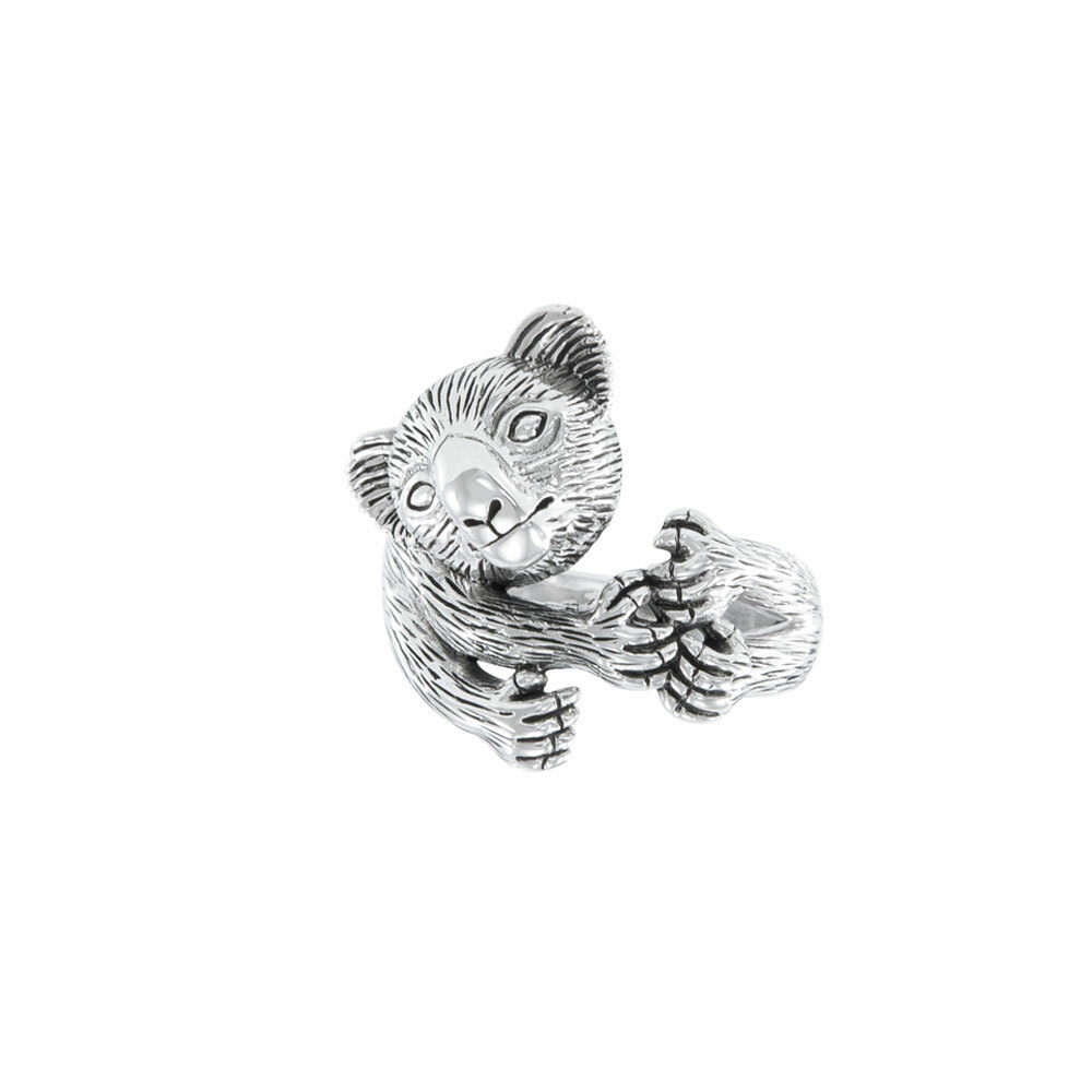 Koala Bear 925 Sterling Silver Ring Fine Spirit Animal Totem Wildlife Jewelry