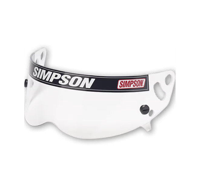 Simpson Racing Helmet Replacement Shield Clear - Bandit Super Bandit Drag Bandit